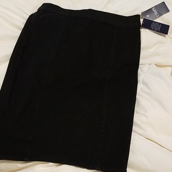 Chaps denim pencil skirt size small - Picture 7 of 7